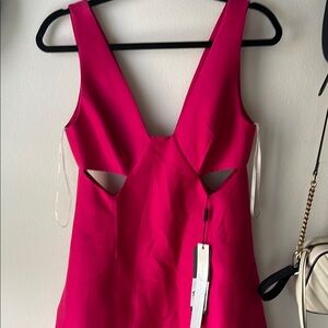 Halston dress Elegant Backless Fuchsia Dress by Halston size 2